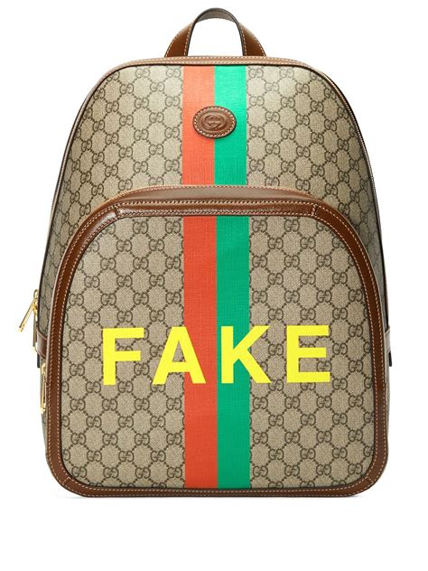 is my gucci backpack fake